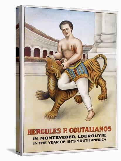 Poster Advertisement for Hercules P. Coutalianos-null-Premier Image Canvas