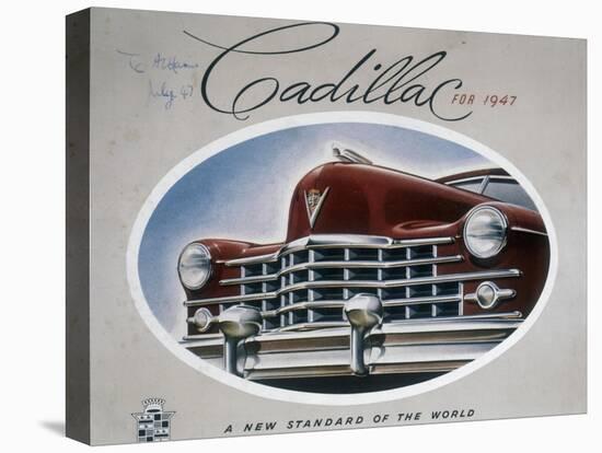 Poster Advertising a Cadillac, 1947-null-Premier Image Canvas