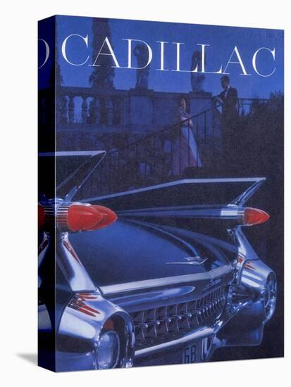 Poster Advertising a Cadillac, 1959-null-Premier Image Canvas
