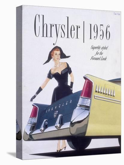 Poster Advertising a Chrysler, 1956-null-Premier Image Canvas