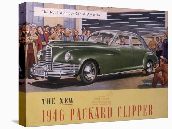 Poster Advertising a Packard Clipper, 1946-null-Premier Image Canvas