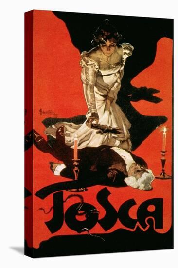 Poster Advertising a Performance of Tosca, 1899-Adolfo Hohenstein-Premier Image Canvas