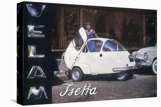 Poster Advertising a Velam Isetta Car, 1957-null-Premier Image Canvas