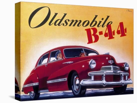 Poster Advertising an Oldsmobile B44, 1942-null-Premier Image Canvas