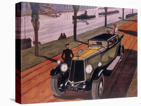 Poster Advertising Armstrong Siddeley Cars, 1930-Guy Sabran-Premier Image Canvas