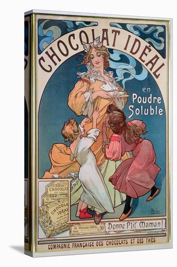 Poster Advertising 'Chocolat Ideal', 1897-Alphonse Mucha-Premier Image Canvas