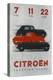 Poster Advertising Citroën Cars, 1934-null-Premier Image Canvas