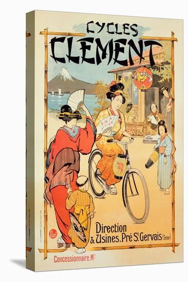 Poster Advertising 'Cycles Clement', Pre Saint-Gervais (Colour Litho)-French-Premier Image Canvas