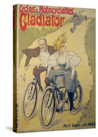 Cycles Fernand Clement 1895 French Bicycle Vintage Poster Print Cycling Advert