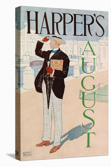 Poster Advertising Harper's New Monthly Magazine, August 1893 (Colour Lithograph)-Edward Penfield-Premier Image Canvas