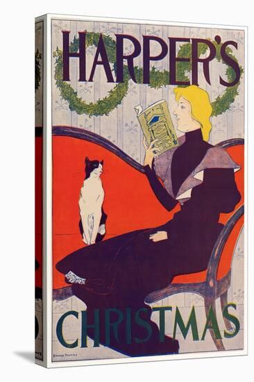 Poster Advertising Harper's New Monthly Magazine, Christmas 1894 (Colour Lithograph)-Edward Penfield-Premier Image Canvas