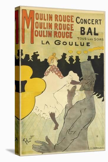 Poster Advertising 'La Goulue' at the Moulin Rouge, 1891-Henri de Toulouse-Lautrec-Premier Image Canvas