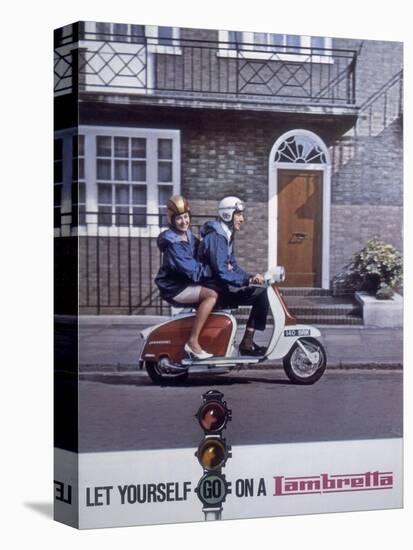 Poster Advertising Lambretta Scooters, 1963-null-Premier Image Canvas