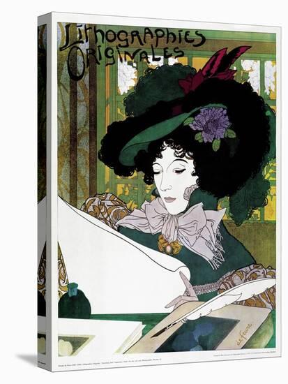 Poster Advertising 'Lithographies Originales'-Georges de Feure-Premier Image Canvas