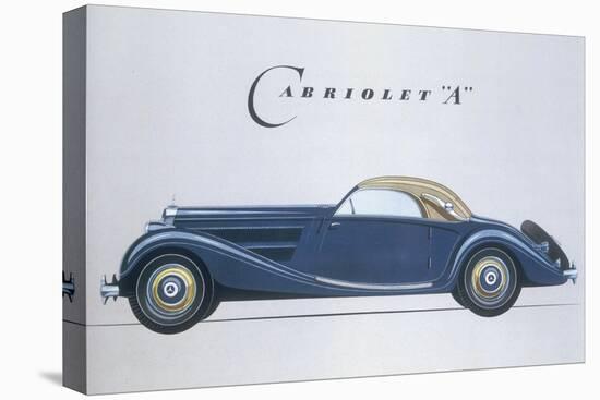 Poster Advertising Mercedes-Benz Cars, 1939-null-Premier Image Canvas