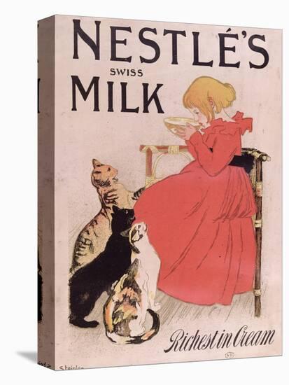 Poster Advertising Nestle's Swiss Milk, Late 19th Century-Théophile Alexandre Steinlen-Premier Image Canvas