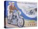 Poster Advertising Norton Motor Bikes, 1954-null-Premier Image Canvas