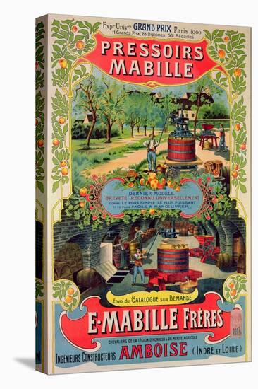 Poster Advertising 'Pressoirs Mabille', at the Exposition Universelle, Paris, 1900-French School-Premier Image Canvas