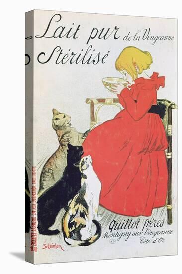 Poster Advertising Pure Sterilised Milk from La Vingeanne-Théophile Alexandre Steinlen-Premier Image Canvas