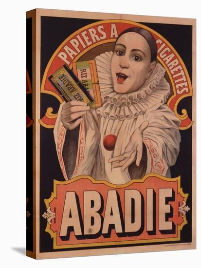 Poster Advertising Riz Abadie Cigarette Papers, Paris, C.1900-null-Premier Image Canvas