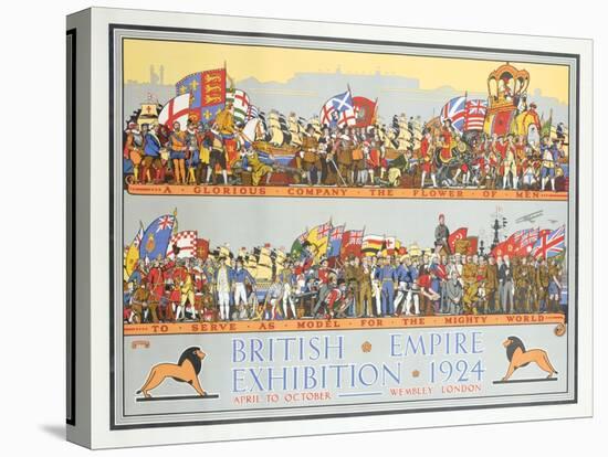 Poster Advertising the British Empire Exhibition, 1924-null-Premier Image Canvas