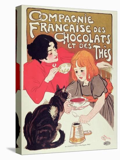 Poster Advertising the Compagnie Francaise Des Chocolats Et Des Thes, circa 1898-Théophile Alexandre Steinlen-Premier Image Canvas