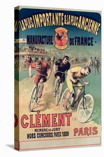 Poster Advertising the Cycles 'Clement', 1891-Lucien Baylac-Premier Image Canvas