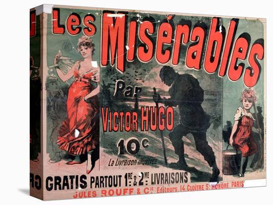 Poster Advertising the Publication of "Les Miserables" by Victor Hugo 1886-Jules Ch?ret-Premier Image Canvas