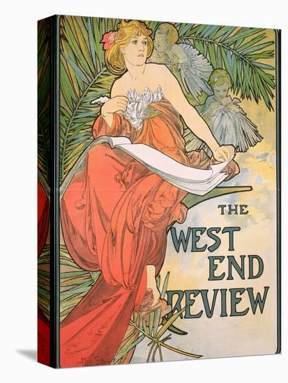 Poster Advertising 'The West End Review', 1898-Alphonse Mucha-Premier Image Canvas