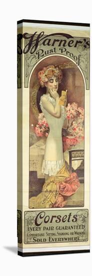 Poster Advertising 'Warner's Rust Proof Corsets', 1909-Alphonse Mucha-Premier Image Canvas