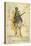 Poster Depicting a French Infantry Soldier, Holding a Rifle. a Map Of Europe Behind Him-null-Premier Image Canvas