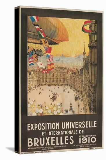 Poster for 1910 Brussells Exhibition-null-Stretched Canvas