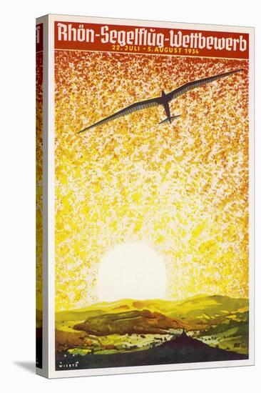 Poster for a German Gliding Meeting-Jupp Wiertz-Stretched Canvas