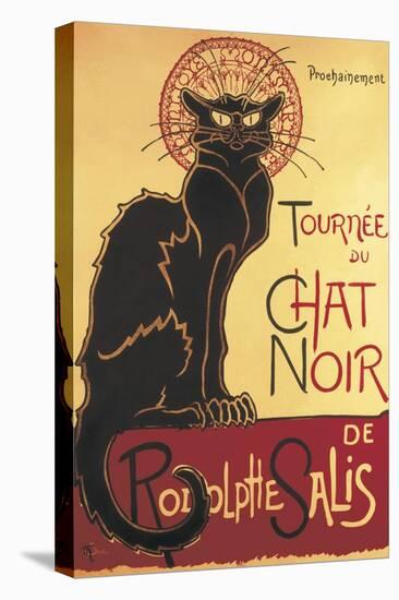 Poster for 'Chat Noir Cabaret' Founded by Rodolphe Salis-Théophile Alexandre Steinlen-Stretched Canvas