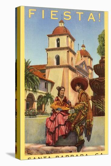 Poster for Fiesta Days, Santa Barbara, California-null-Stretched Canvas