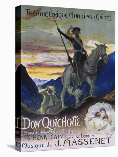 Poster for Jules Massenet's Opera Don Quichotte-null-Premier Image Canvas