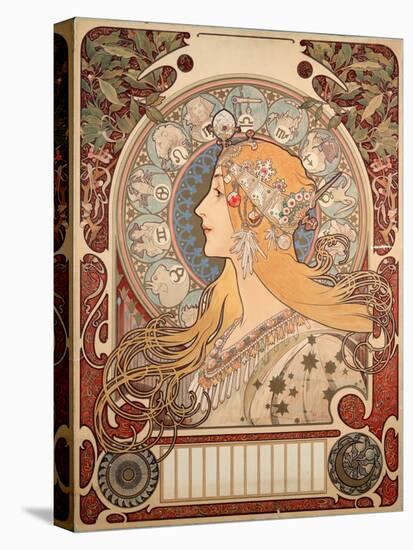 Poster for La Plume Review, 1896-Alphonse Marie Mucha-Premier Image Canvas