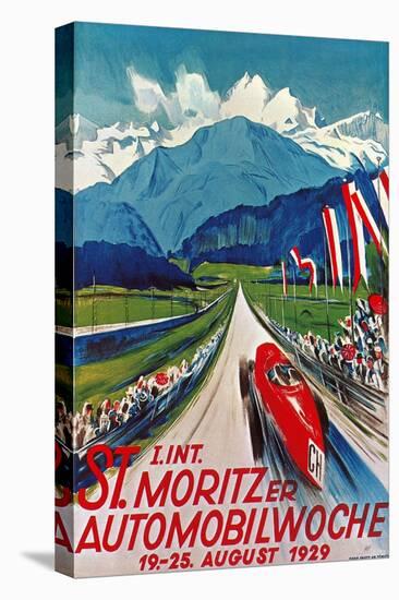 Poster for St. Moritz Car Show-null-Premier Image Canvas