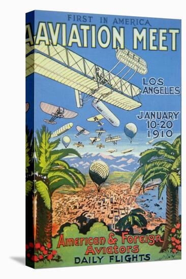 Poster for the First America Aviation Meet, Los Angeles, 1910-null-Premier Image Canvas