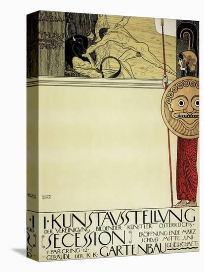 Poster for the First Art Exhibition of the Secession Art Movement, 1898-Gustav Klimt-Premier Image Canvas