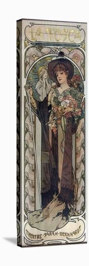 Poster for the Play La Tosca by Victorien Sardou, 1899-Alphonse Mucha-Premier Image Canvas