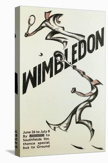 Poster for Wimbledon Tennis-null-Stretched Canvas