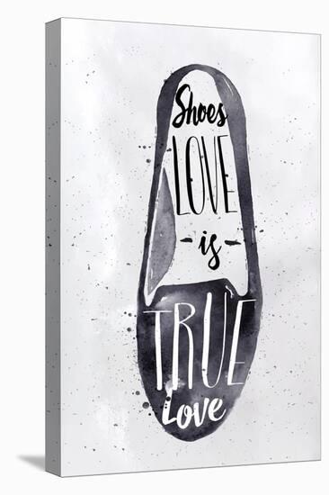 Poster Modern Shoes-anna42f-Stretched Canvas