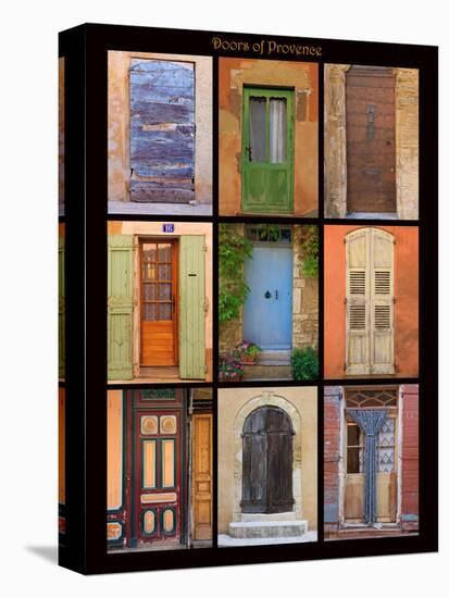 Poster of doors shot throughout Provence, France-Mallorie Ostrowitz-Premier Image Canvas