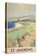 Poster of St. Andrews Golf Course-null-Stretched Canvas