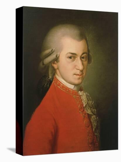 Posthumous Painting of Wolfgang Amadeus Mozart, 1756-1791-null-Premier Image Canvas