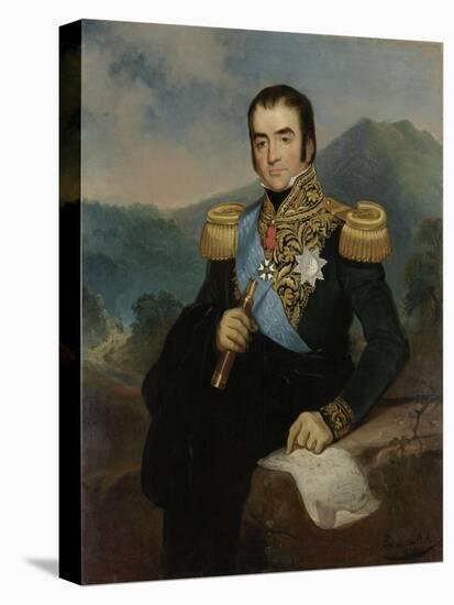 Posthumous Portrait of Herman Willem Daendels, 1838-Raden Saleh-Premier Image Canvas