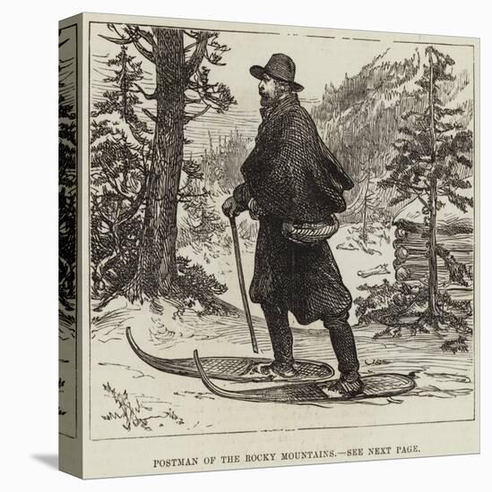 Postman of the Rocky Mountains-null-Premier Image Canvas