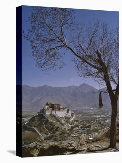 Potala Palace from Yuwang Shan Mountain, Lhasa, Tibet, China, Asia-Nigel Blythe-Premier Image Canvas
