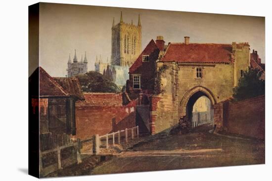 Potter Gate, Lincoln, (1800-184), 1937-Peter De Wint-Premier Image Canvas